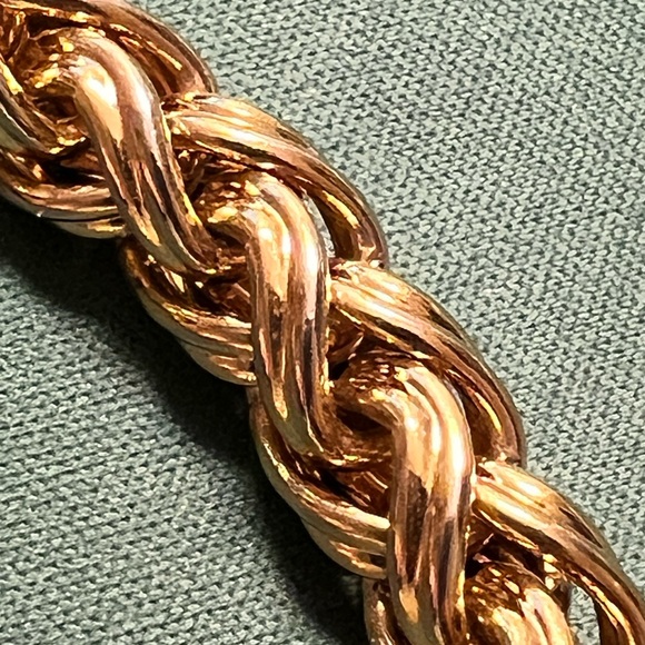 Monet Gold Braided Necklace - Picture 3 of 4